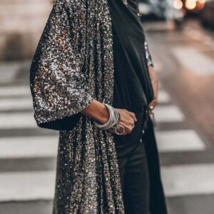 Nocturne Sequin Kimono Cover-Up