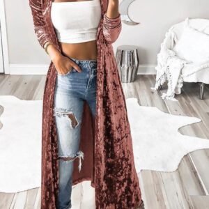 Aveline Velvet Wrap Coat